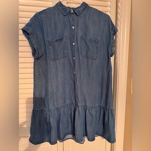 Wonderly Blue Denim Shirt Dress